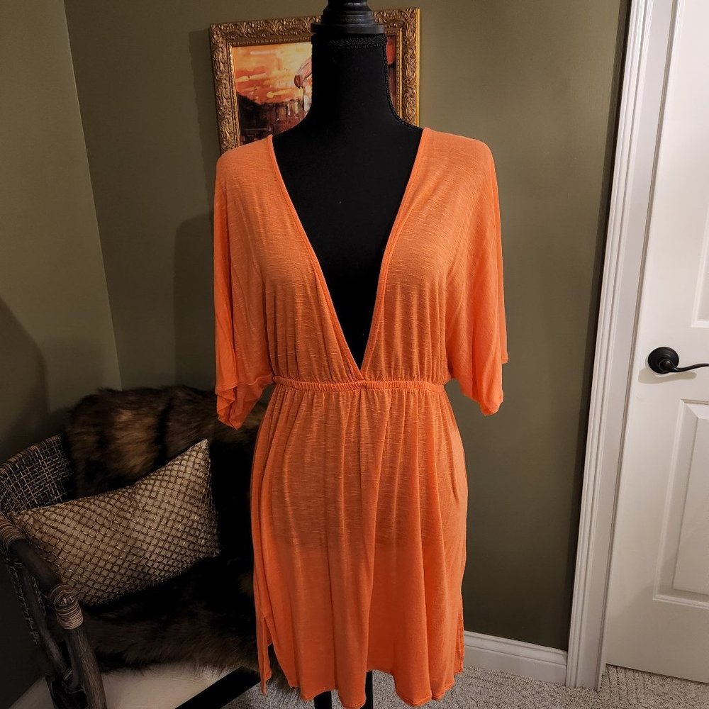 Deep V Cover-Up Tunic